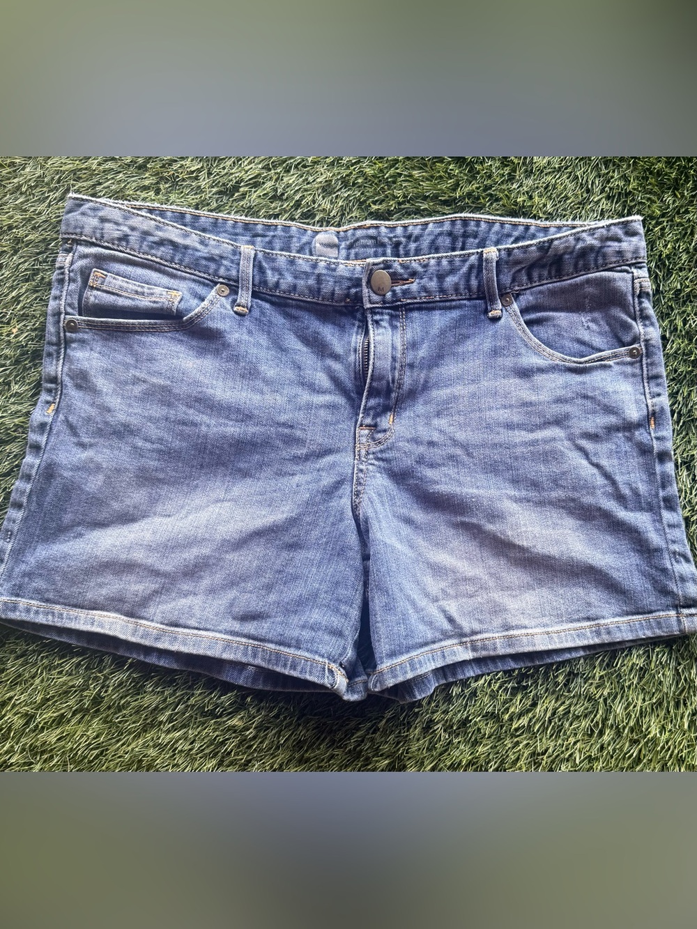 Mossimo Supply Co. Classic High-Rise Blue Denim Shorts